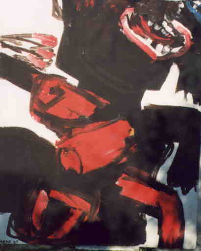 blach dancer